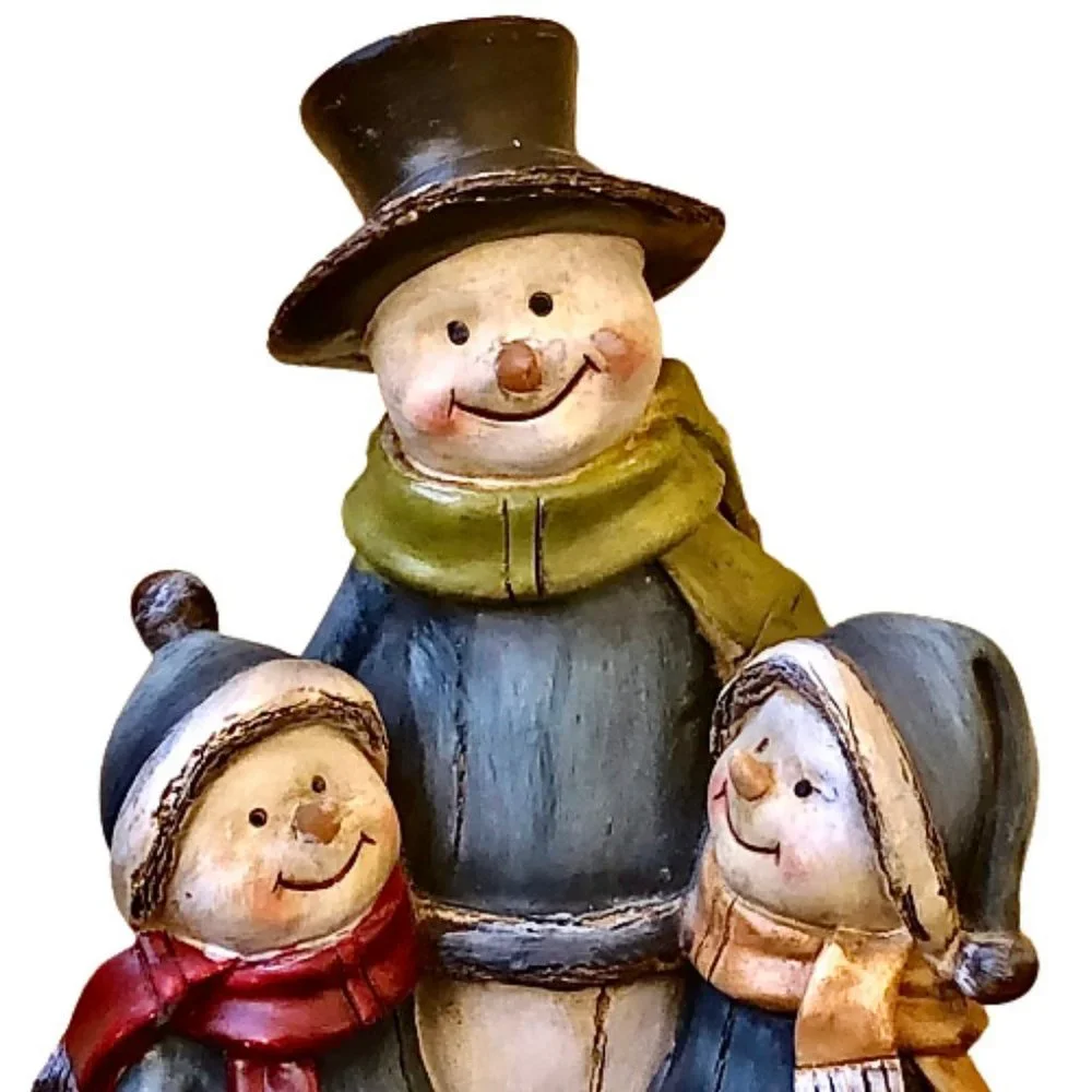 Snowman Figurine Christmas Decor 7